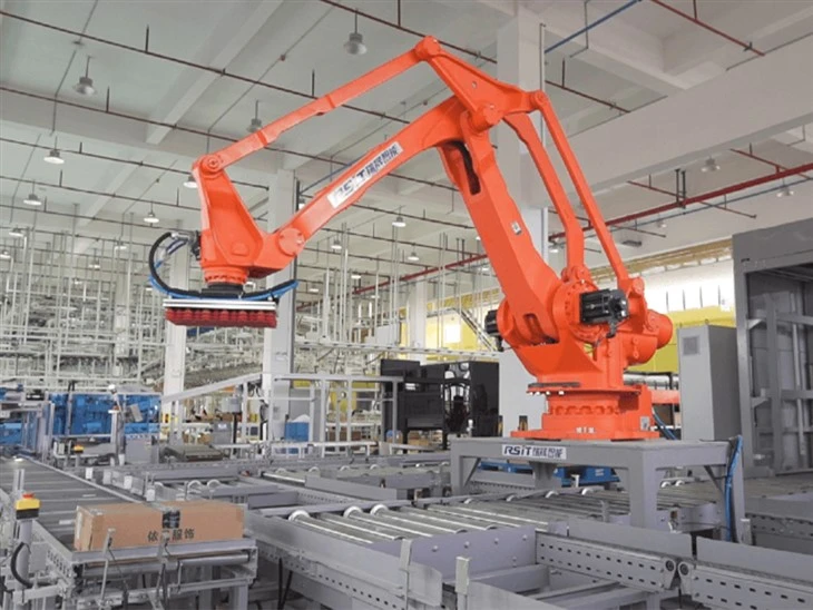 Depalletizing & Palletizing Robotic Arm factory